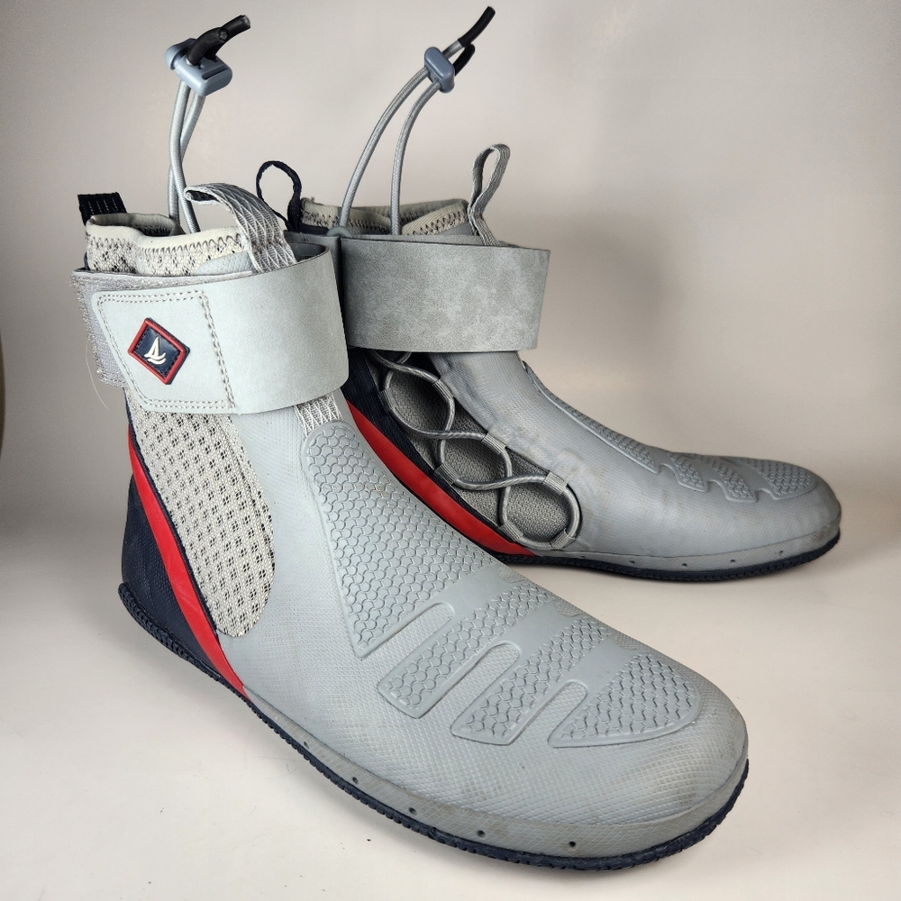 SPERRY Men's Seahiker 2.0 Dinghy Boots Size 8 Gray Sailing Shoes